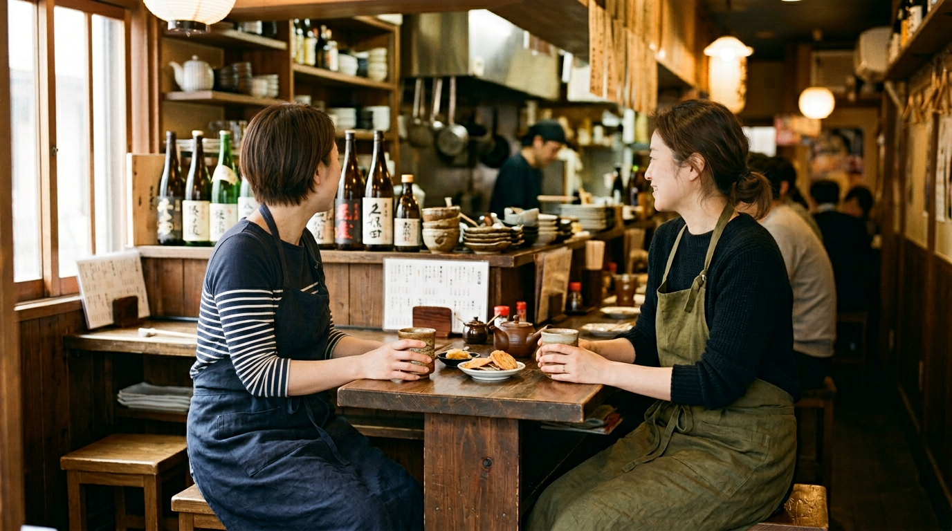 スタッフの会話